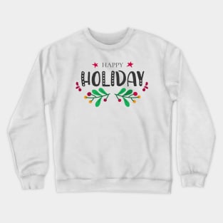 Christmas badges with lovely hand drawn elements and quotes Crewneck Sweatshirt